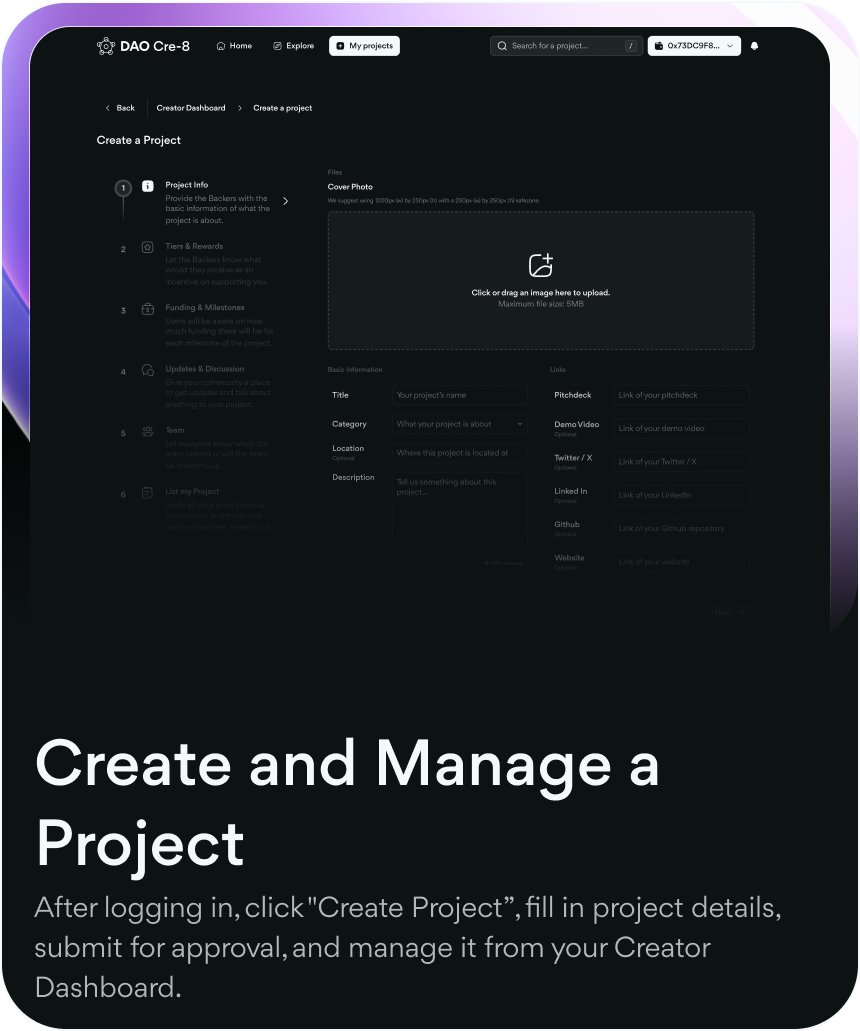Create and Manage a Project